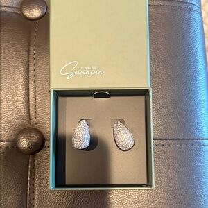 Silver Teardrop Earrings